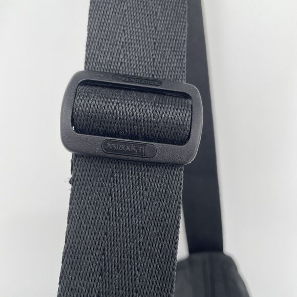 LeSportsac HTF Red Cherries Embroidered Shoulder Bag Purse Clean Black - Picture 4 of 10